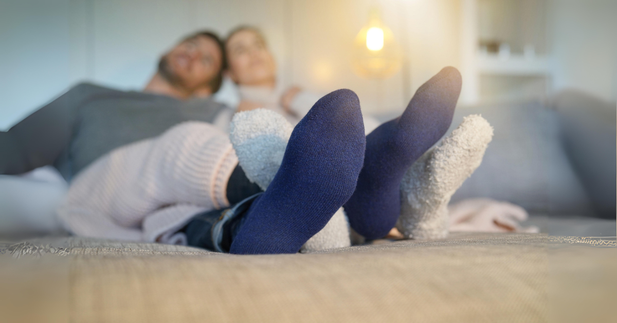 PediSpray tegen zweetvoeten op de voet aangebracht